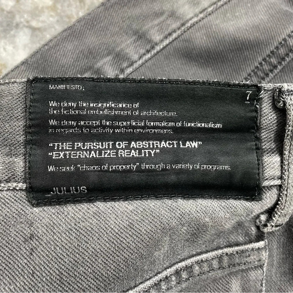 Julius spring summer 2012 collection edge jean distressed avant-garde size 3 - Picture 14 of 15